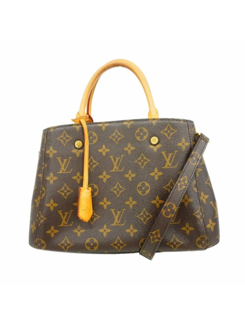 Louis Vuitton Handbag Monogram Montaigne BB Brown 2-Way Bag